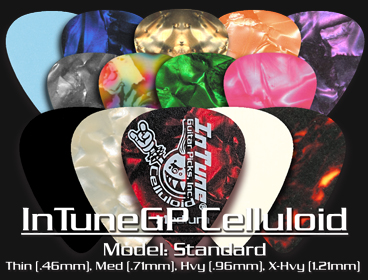 Celluloid Picks Standard *Single Sided*