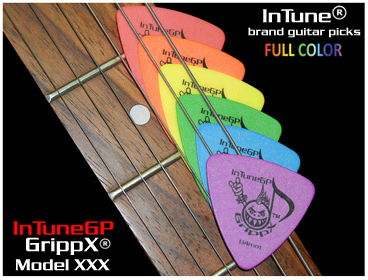 InTuneGP GrippX-XXX Tri-Tips *Single Sided* - Full Color